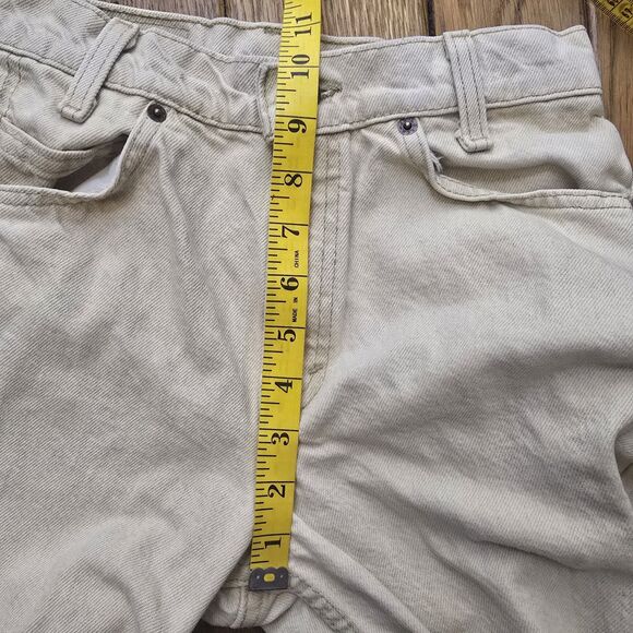 Vintage Levi's Orange Tab 550 Relaxed Fit Student W27 L28 Tan Jeans *Flaw - Picture 15 of 16